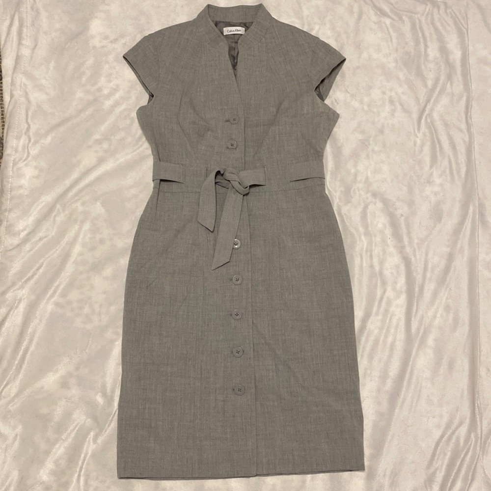 Calvin Klein Grey Dress - size 8